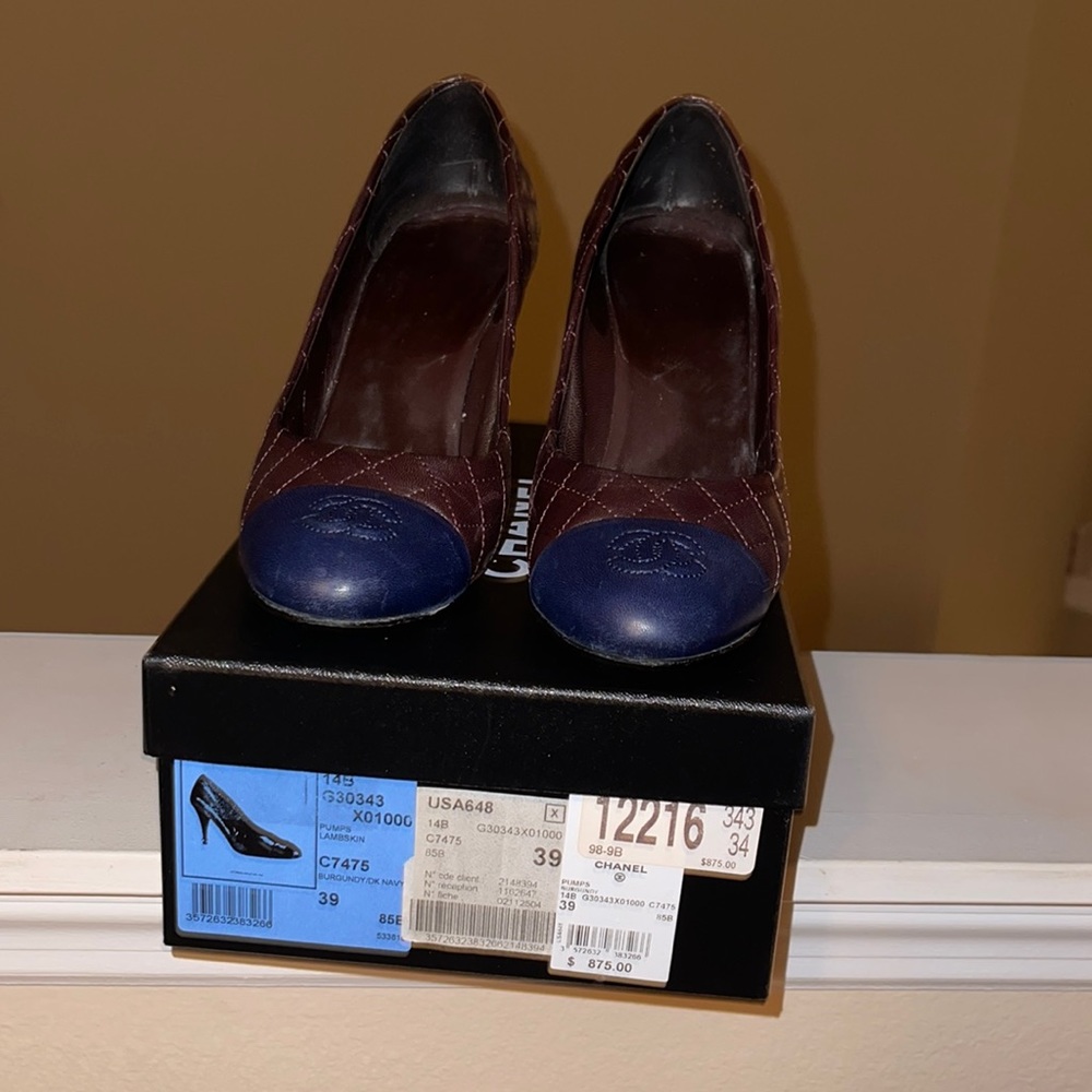 Chanel used heels